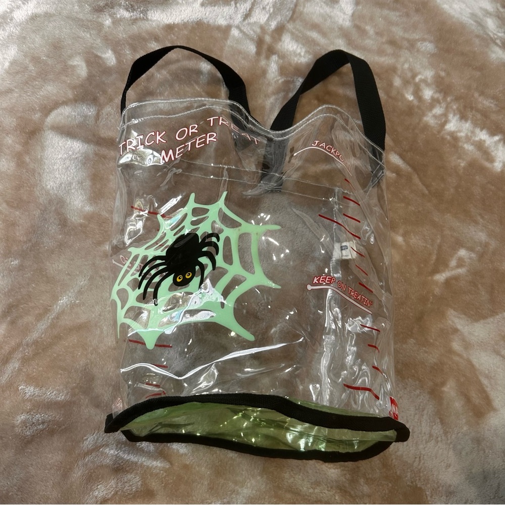 Old navy vintage 2003 trick or treat bag plastic see through Halloween Decor - Picture 10 of 11